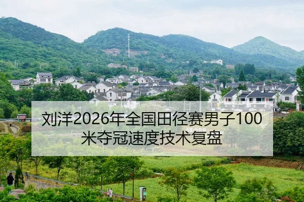 刘洋2026年全国田径赛男子100米夺冠速度技术复盘